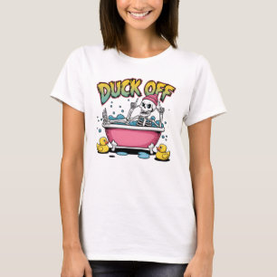 Eend Af Grappig Skelet Ontwerp-61161 T-shirt