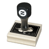  eend art deco rubberstempel (Stempel)