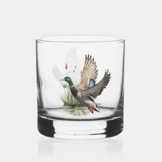 Eend, Art Whisky Glas (Achterkant)