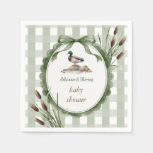 Eend Baby Shower Gingham Salie