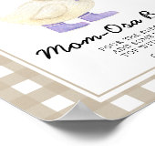 Eend baby shower - Momosa bar Poster (Hoek)