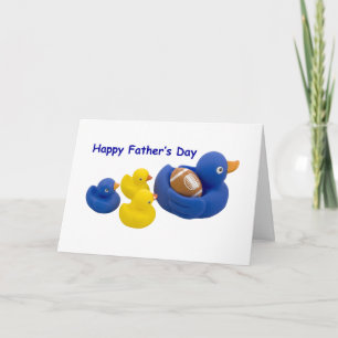 Eend bal op Vaderdag Kaart