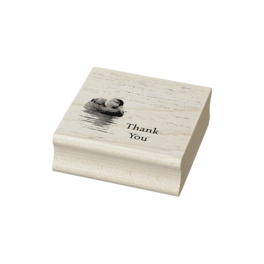 Eend Bedankt Rubber Stamp Rubberstempel (Stempel)