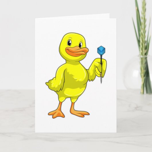 Eend bij Pijltjes met Pijl Kaart (Voorkant)