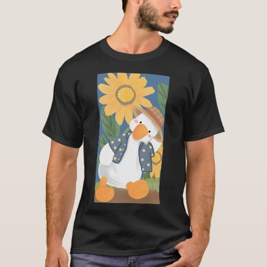 Eend & Bloemen T-shirt (Voorkant)