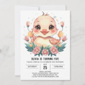 Eend Boheemse Verjaardag Kaart (Voorkant)