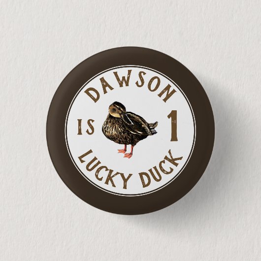 eend-Button Ronde Button 3,2 Cm (Voorkant)