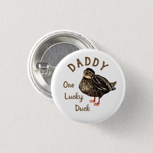 eend-Button Ronde Button 3,2 Cm (Voorkant /achterkant)