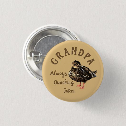 eend-Button Ronde Button 3,2 Cm (Voorkant /achterkant)