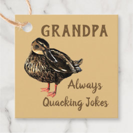 Eend cadeau Labels