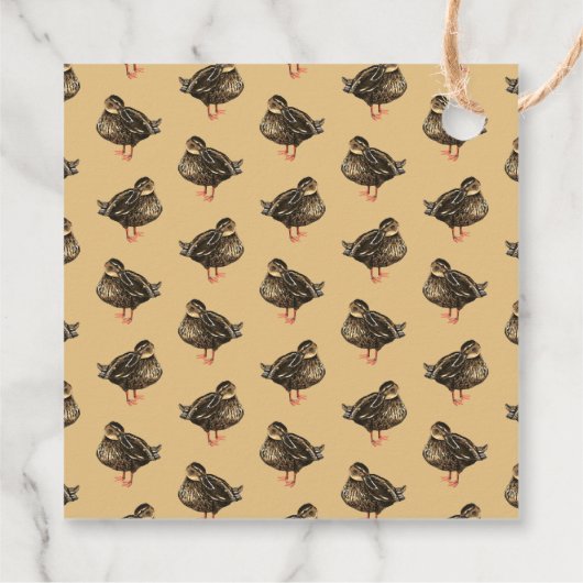 Eend cadeau Labels (Achterkant)