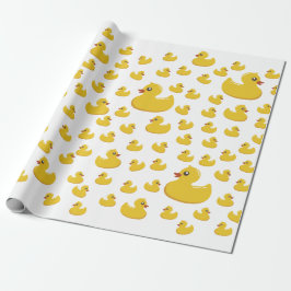 Eend cadeauverpakking cadeaupapier