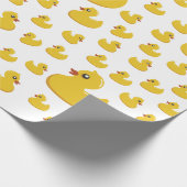 Eend cadeauverpakking cadeaupapier (Hoek)