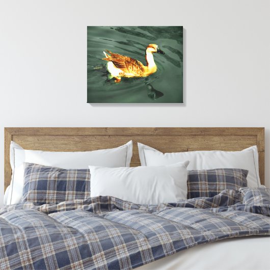 Eend Canvas Afdruk (Insitu (Slaapkamer))