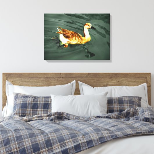 Eend Canvas Afdruk (Insitu (Slaapkamer))