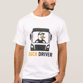 Eend Chauffeur – Grappige Eend Achter Het Stuur T-shirt