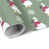 Eend Christmas Gift Wrap, grappig inpakpapier (Rol Hoek)