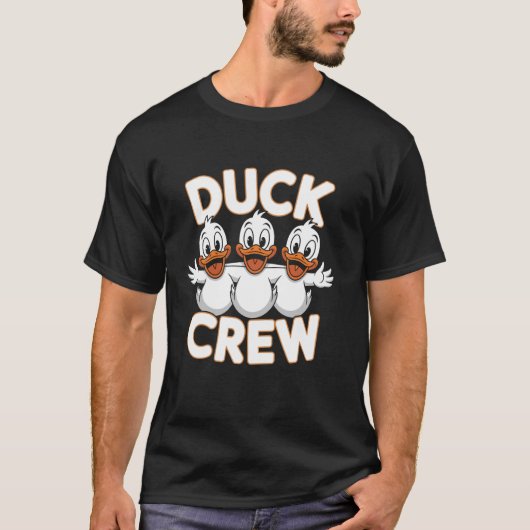 Eend Crew  Eenden Kleding  Eend Liefhebber Shirt   (Voorkant)