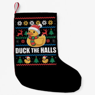 Eend De Hallen Lelijk Kerstmis Grappige Kerstman  Kleine Kerstsok