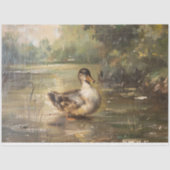 eend decoupage tissuepapier voor meubels (Voorkant)