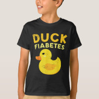 Eend Diabetes Grappig Geel Eend Bewustzijn Eend Hu