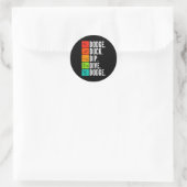 Eend Dompel Duik I Balspellen I Grappige Dodgeball Ronde Sticker (Tas)