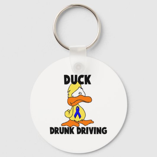 Eend Dronken Rijden Sleutelhanger (Voorkant)