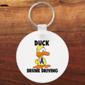 Eend Dronken Rijden Sleutelhanger (Voorkant)