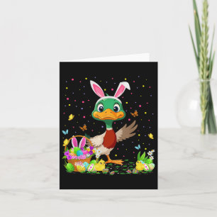 Eend Easter Egg Hunt Bunny Ear Eend Happy Easter Kaart