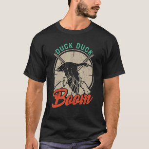  eend eend boem pun eend jagen jager t-shirt