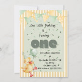 Eend Eerste Verjaardag Kaart (Voorkant)