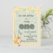 Eend Eerste Verjaardag Kaart (Staand voorkant)