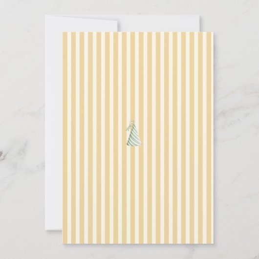 Eend Eerste Verjaardag Kaart (Achterkant)