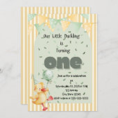 Eend Eerste Verjaardag Kaart (Voorkant / Achterkant)