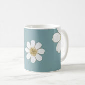  Eend Ei Blauw met Daisies Koffiemok (Voorkant rechts)