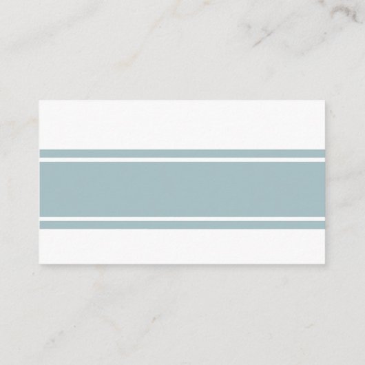 Eend Ei Blauw Moderne Bruiloft Website Informatiekaartje (Achterkant)