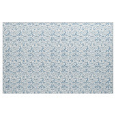 Eend Ei blauw traditionele bloemmotief stof (Fat Quarter)