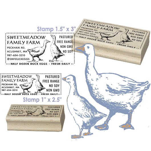 Eend Ei Kartonnen Stempel Half Dozen 3 "x 1.5"