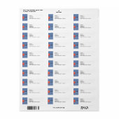 Eend en Buoy Avery Label (Full Sheet)