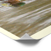 Eend en Gans in Kreek Poster (Hoek)