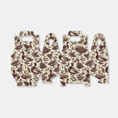  eend- en ganzenpatroon bedankdoosjes (Uitgevouwen)