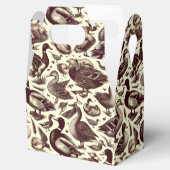  eend- en ganzenpatroon bedankdoosjes (Geopend)