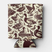 eend- en ganzenpatroon blikjeskoeler (Voorkant)