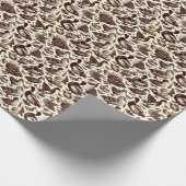 eend- en ganzenpatroon cadeaupapier (Hoek)