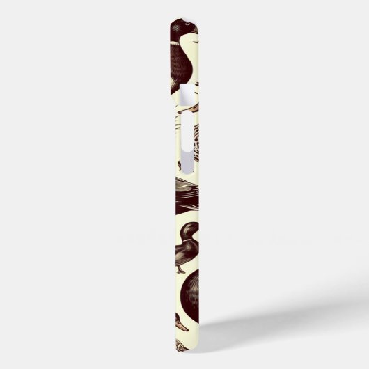  eend- en ganzenpatroon Case-Mate iPhone case (Achterkant / Links)