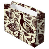  eend- en ganzenpatroon groot cadeauzakje (Achterkant Gekanteld)