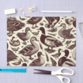  eend- en ganzenpatroon tissuepapier (Craft)