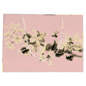EEND EN KERSENBLOESEMS JAPANSE PRINT Gift Bag Groot Cadeauzakje (Achterkant)