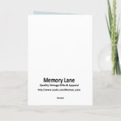 Eend en konijn Pasen Feestdagen Kaart (Achterkant)