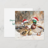 Eend Familie Kaart (Voorkant / Achterkant)